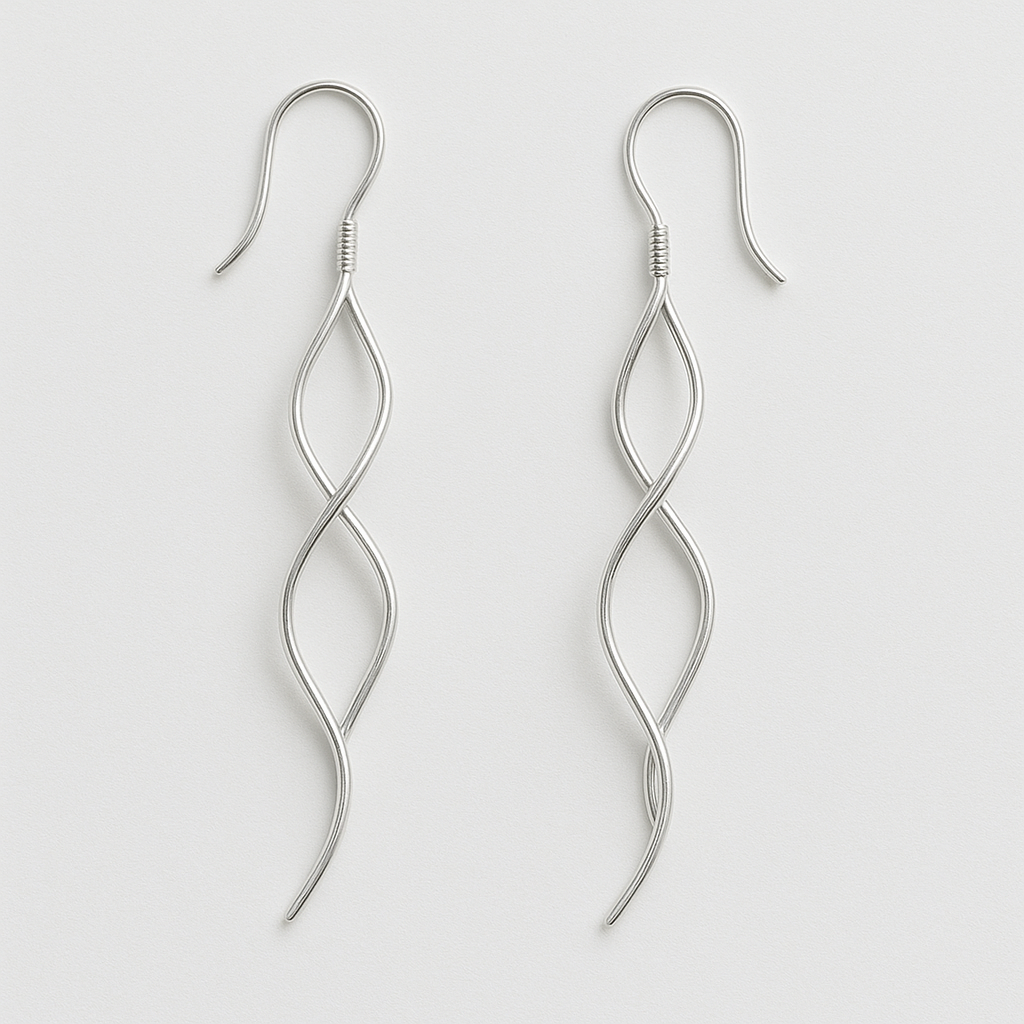 Modern U-Bar Drop Earrings – Sleek Gold Minimalist Statement for Everyday Chic - Brillare Bijou