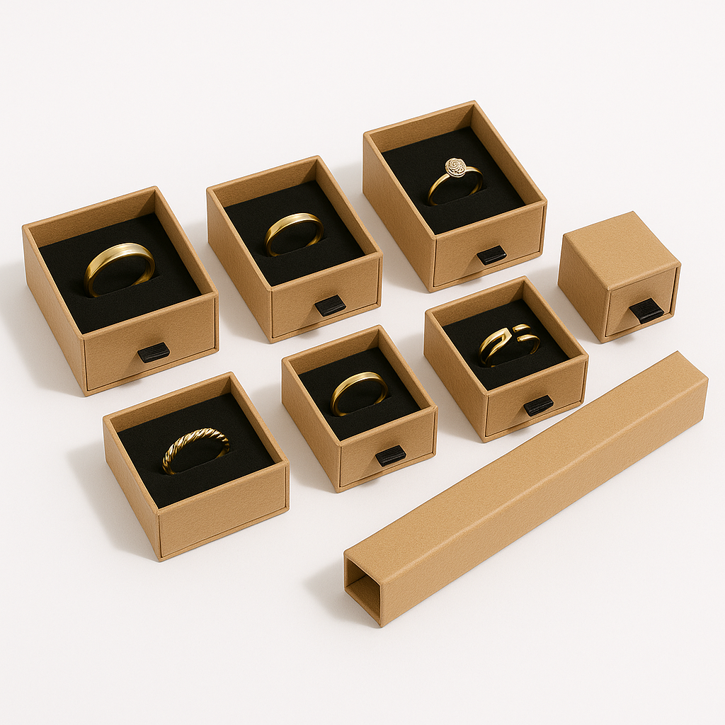 Luxury Drawer-Style Jewelry Gift Box – Elegant Packaging for Necklaces, Bracelets & More - Brillare Bijou