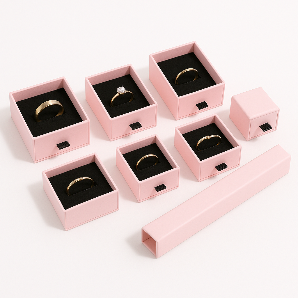 Luxury Drawer-Style Jewelry Gift Box – Elegant Packaging for Necklaces, Bracelets & More - Brillare Bijou