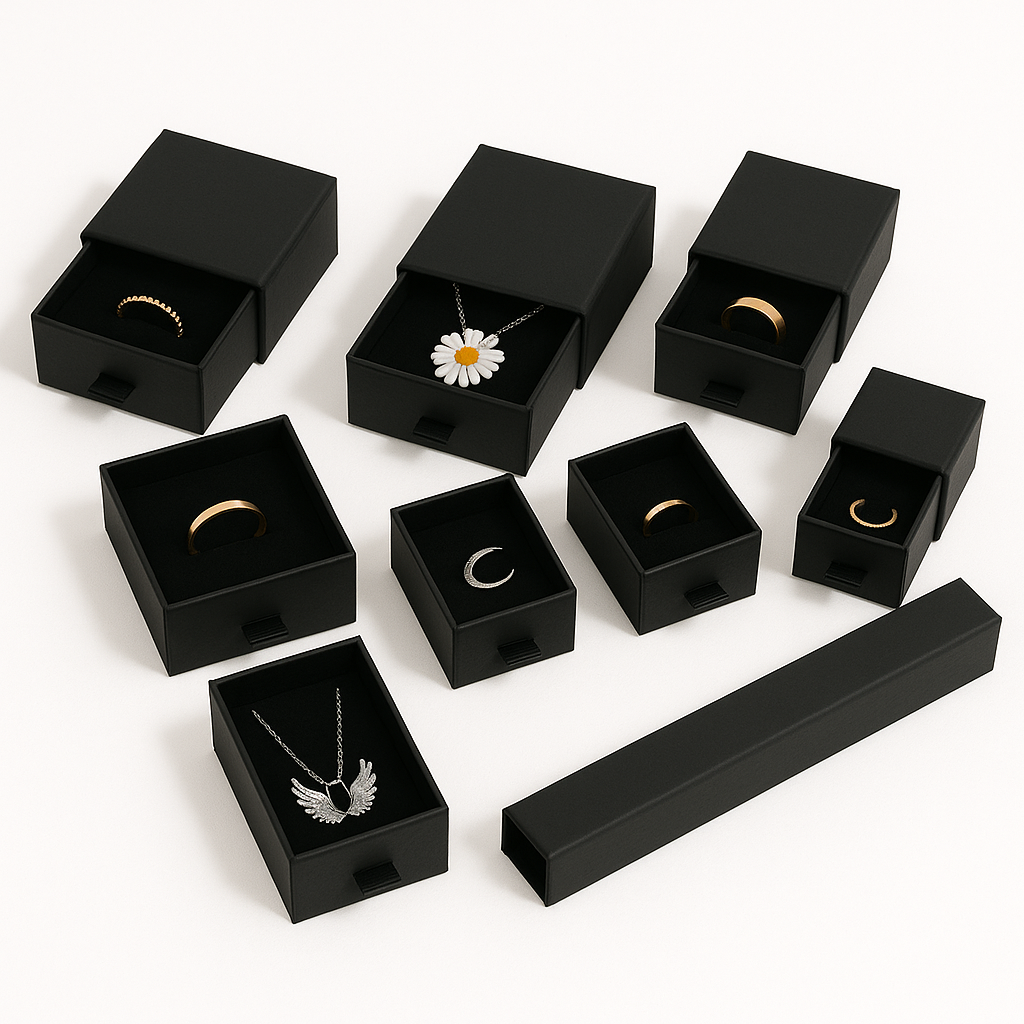 Luxury Drawer-Style Jewelry Gift Box – Elegant Packaging for Necklaces, Bracelets & More - Brillare Bijou