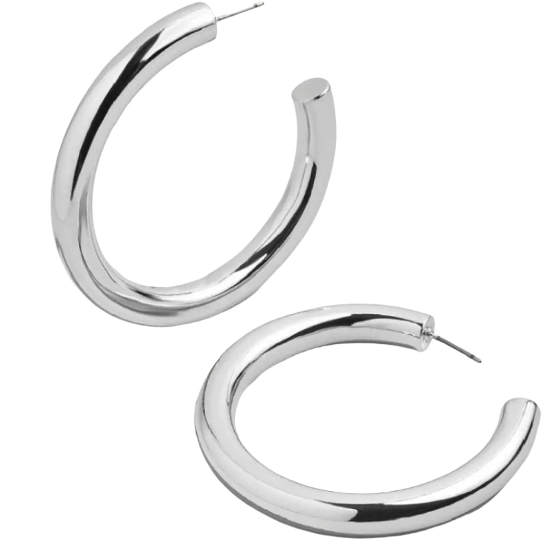 Scarlett Gold Hoop Earrings - Brillare Bijou