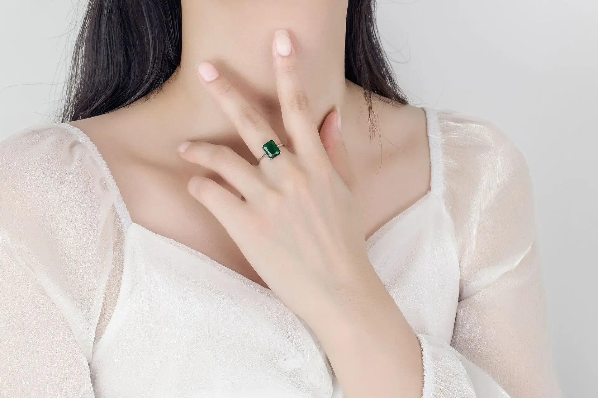 925 Sterling Silver Exquisite Ring Earrings Necklace Zircon Jewelry Sets For Women Christmas Valentine's Day Fashion Party Gifts - Brillare Bijou