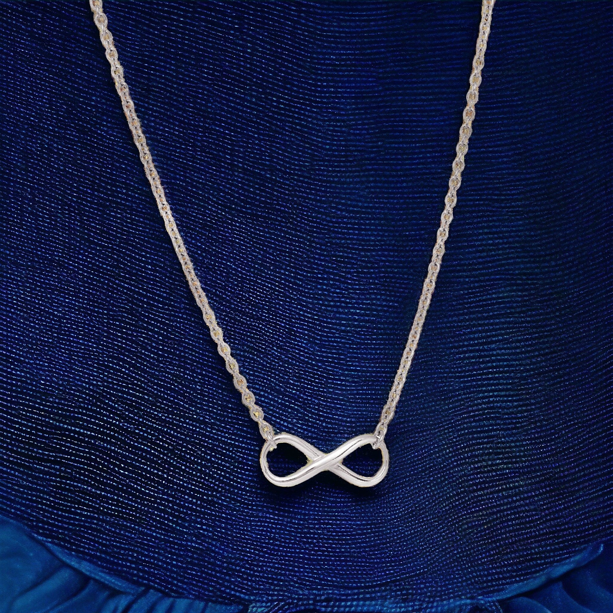 925 Sterling Silver Infinity Necklace, Perfect Gift Of Endless Love | Timeless Symbolism & Lasting Shine. - Brillare Bijou