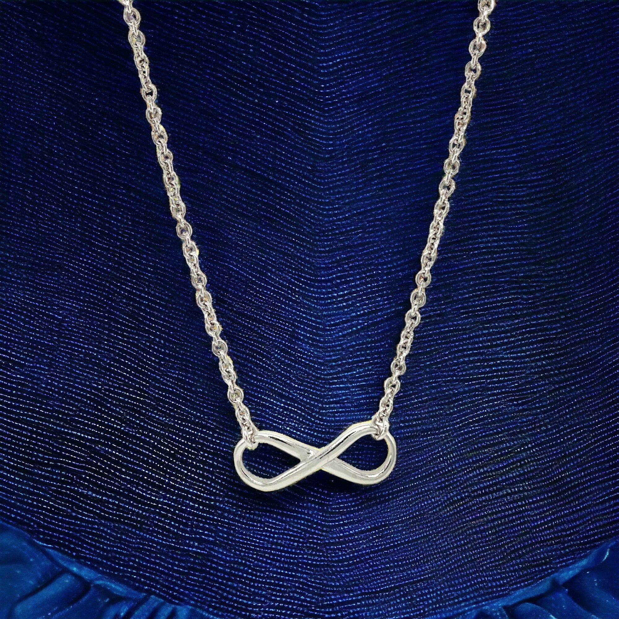 925 Sterling Silver Infinity Necklace, Perfect Gift Of Endless Love | Timeless Symbolism & Lasting Shine. - Brillare Bijou