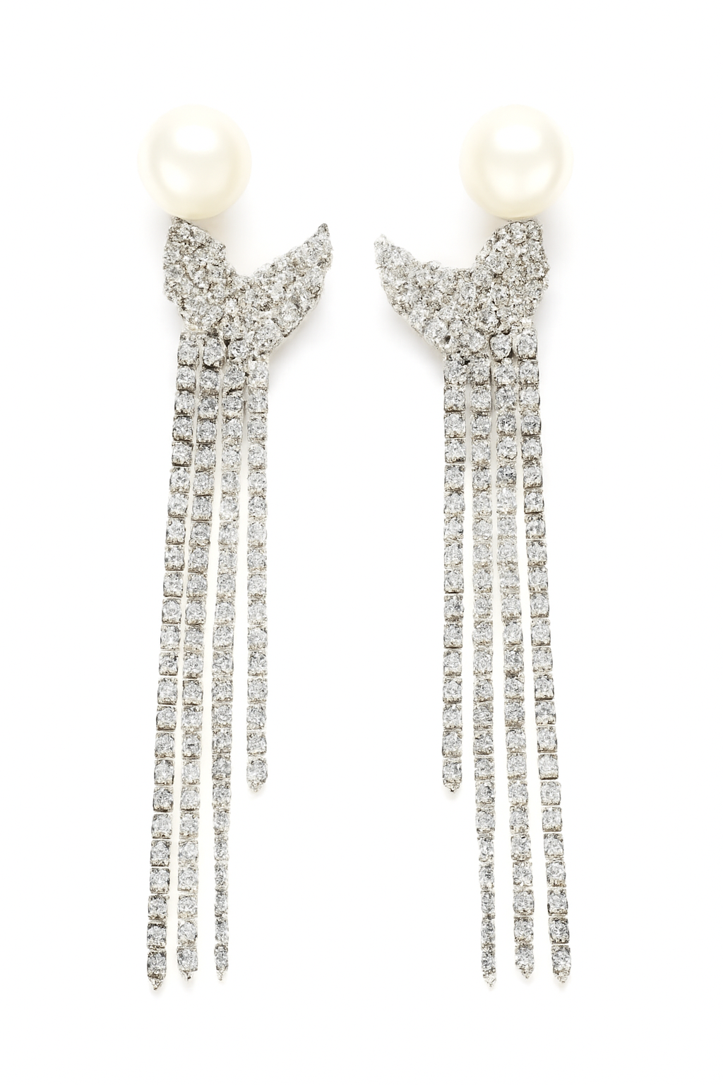 Chunky Geometric Gold Tassel Drop Earrings – Sculptural Bold Statement for Trendsetters - Brillare Bijou
