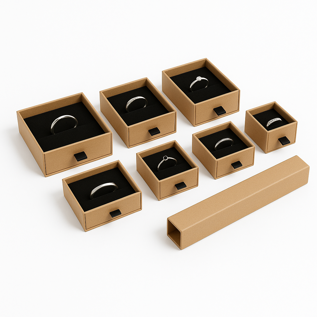 Luxury Drawer-Style Jewelry Gift Box – Elegant Packaging for Necklaces, Bracelets & More
