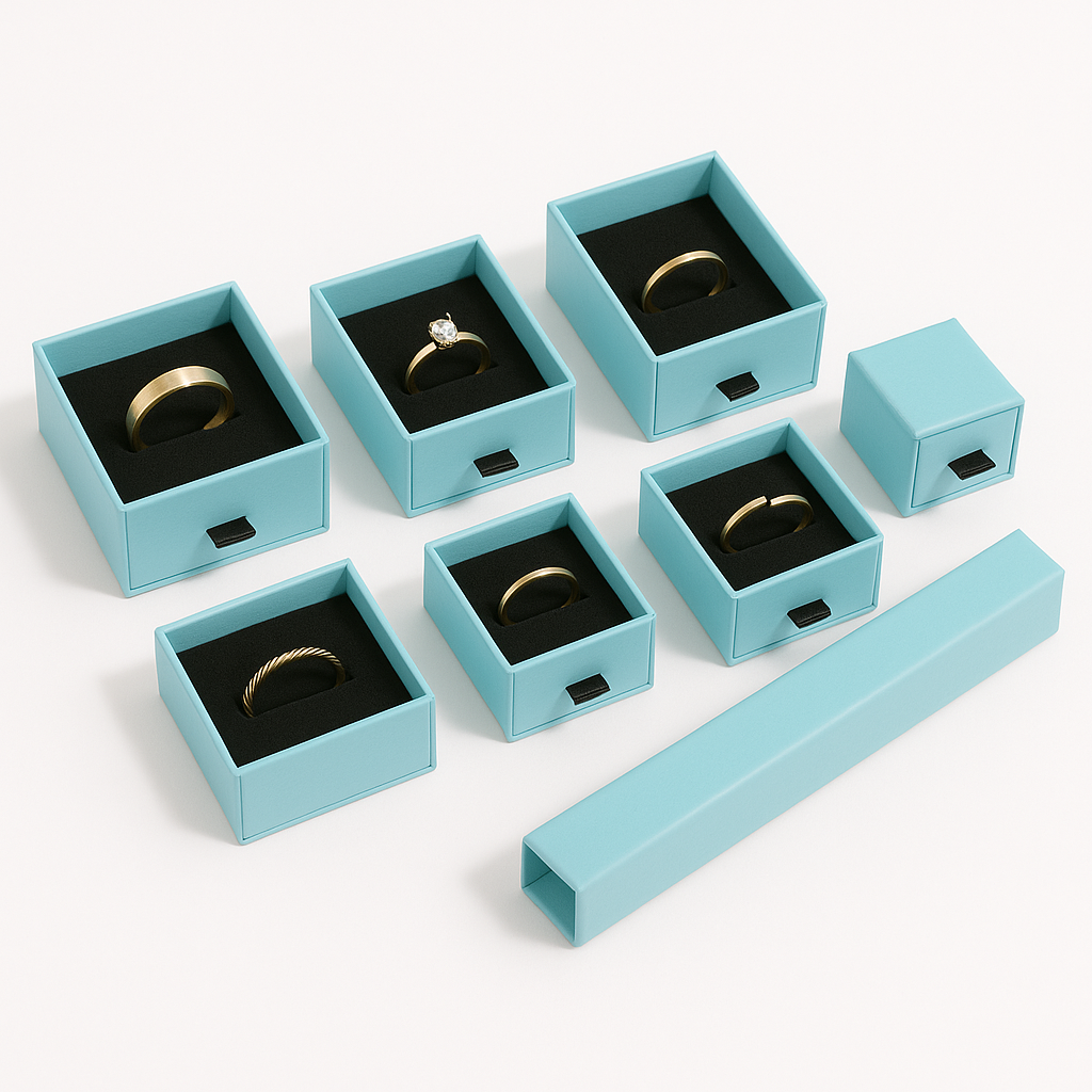 Luxury Drawer-Style Jewelry Gift Box – Elegant Packaging for Necklaces, Bracelets & More - Brillare Bijou
