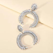Glam Chain Tassel Drop Earrings – Gold Rhinestone Statement for Night Out or Gift - Brillare Bijou