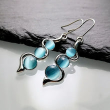 Golden Spiral Threader Earrings – Elegant Twist Drop Style for Modern Women - Brillare Bijou