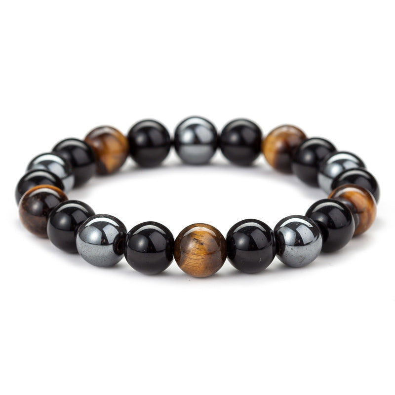 Grounded Strength Bracelet – Natural Tiger Eye Stone for Balance & Confidence - Brillare Bijou