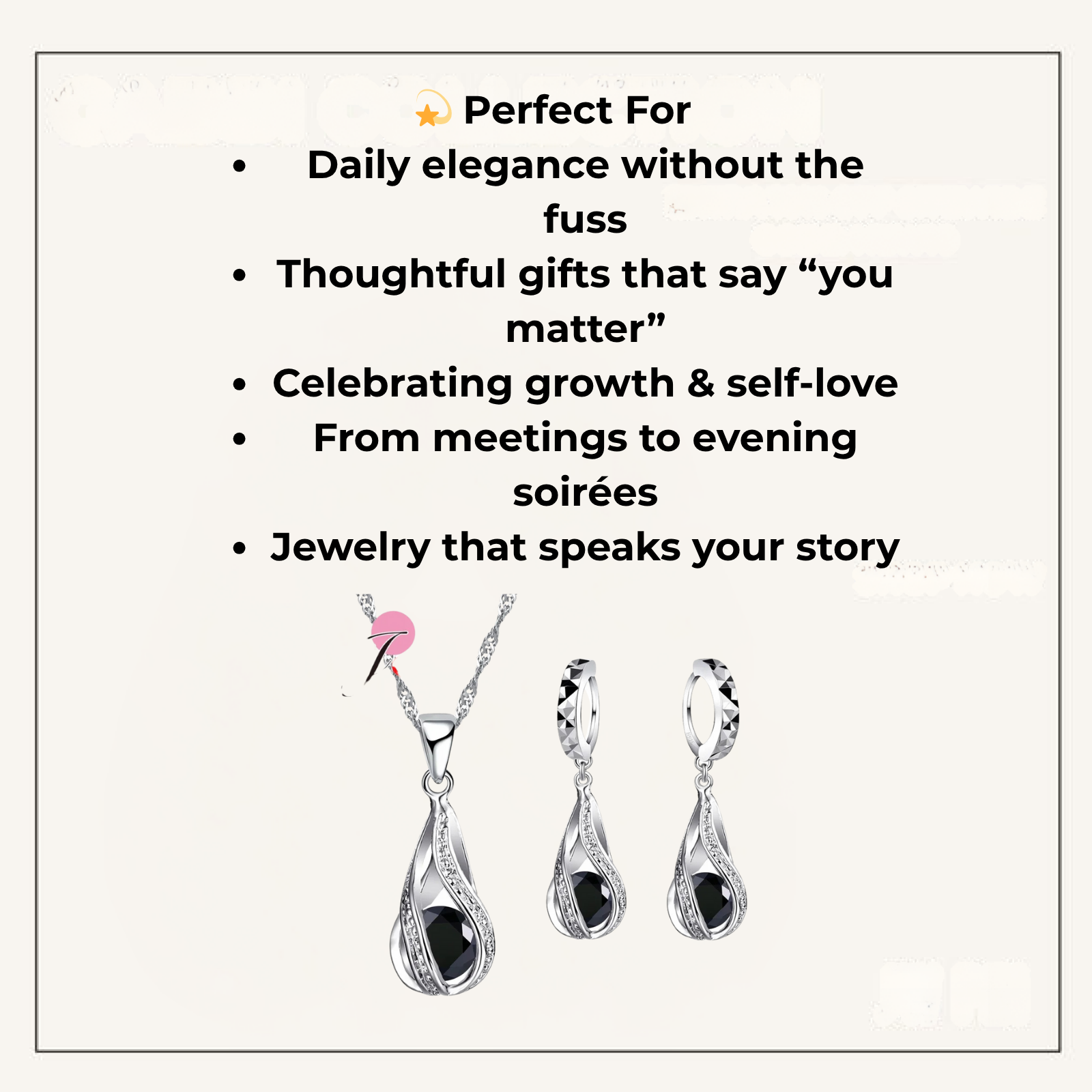 Timeless Sparkle – 925 Sterling Silver Spiral Jewelry Set - Brillare Bijou