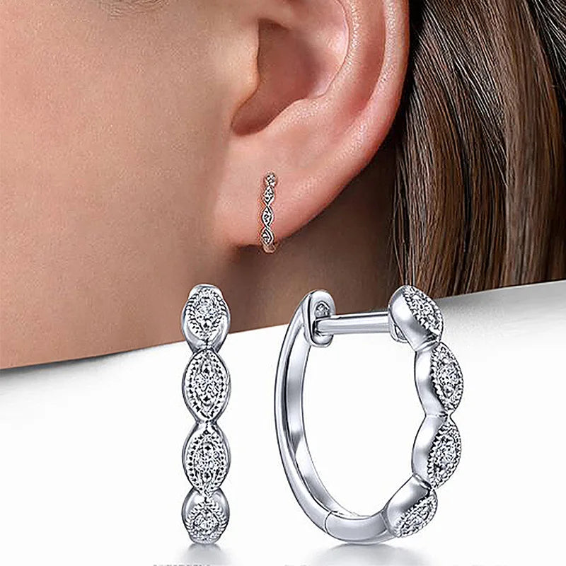 Radiant Chain Drop Earrings – Gold Rainbow Zircon Elegance for Weddings & Glam Nights - Brillare Bijou