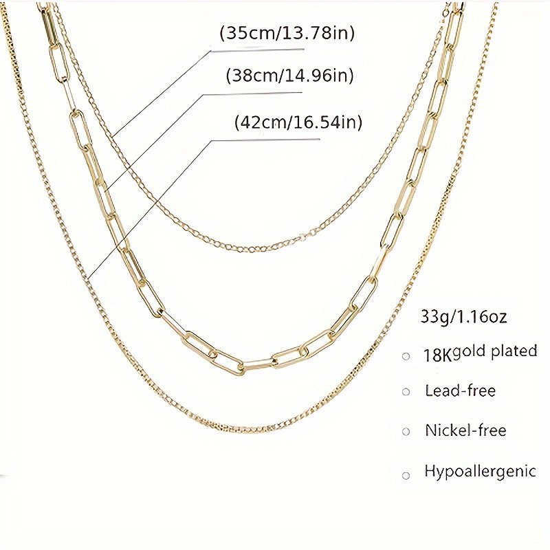 Sterling Silver-Plated Layered Necklace – Chic Minimalist Stacked Look - Brillare Bijou